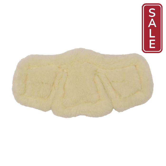 Stubben Equi-Soft Girth Pad Lambskin-English Girth-Stubben North America-Standard (40-45) White-Evolution Equestrian Co.