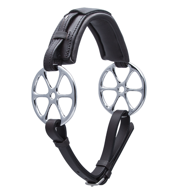 Stubben Flower Hackamore-Bits-Stubben North America-Pony-Black-Evolution Equestrian Co.