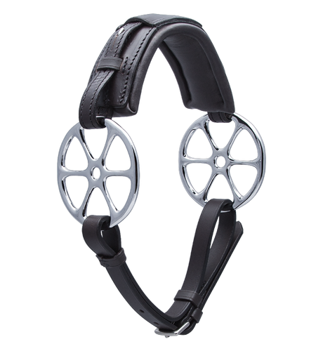 Stubben Flower Hackamore-Bits-Stubben North America-Pony-Black-Evolution Equestrian Co.