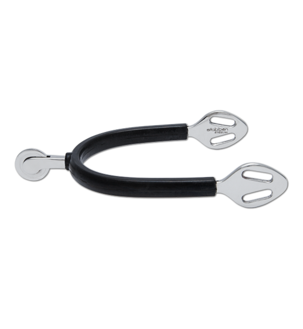 Stubben STEELtec Fine Line Smooth Rowel Spurs-Spurs-Stubben North America-Evolution Equestrian Co.