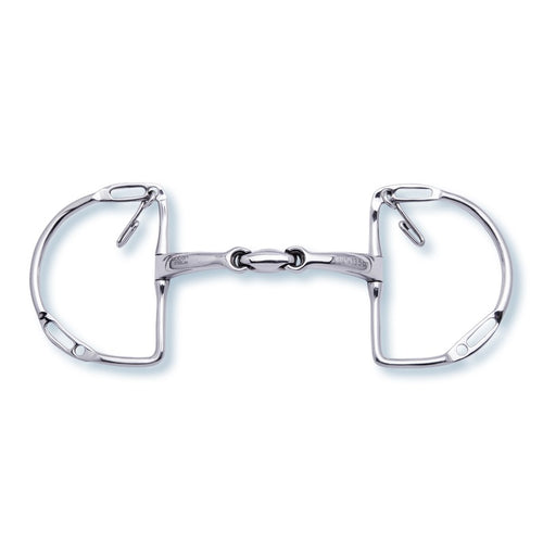 Stubben STEELtez EZ Control German Dee-Ring Snaffle Bit-Bit-Stubben North America-5