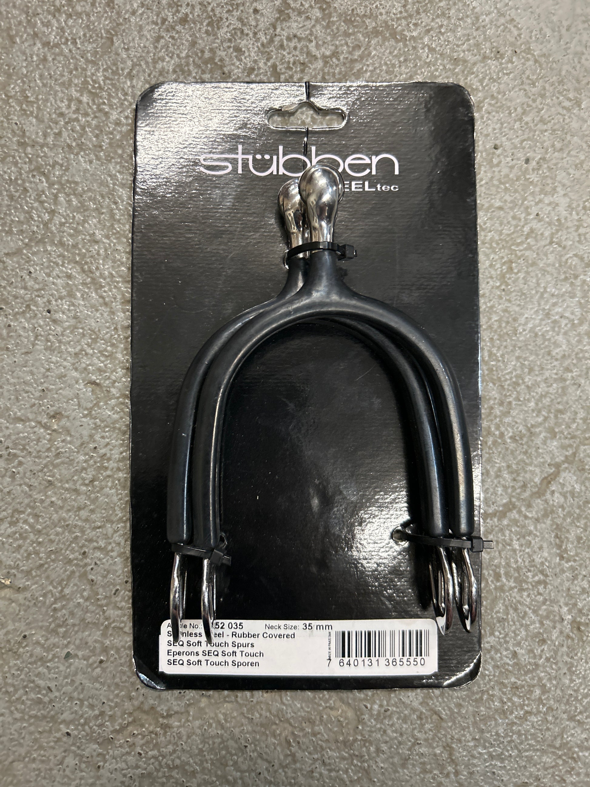 Stubben SteelTec SEQ Soft Spurs 35mm-Spurs-Consignment-Evolution Equestrian Co.