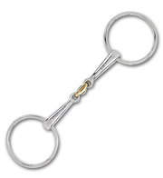 Stubben Steeltec 2 in 1 Loose Ring Snaffle with Copper Link-Bits-Stubben North America-5"-Evolution Equestrian Co.
