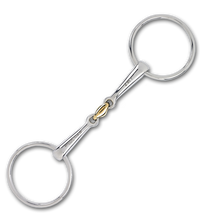 Load image into Gallery viewer, Stubben Steeltec 2 in 1 Loose Ring Snaffle with Copper Link-Bits-Stubben North America-5&quot;-Evolution Equestrian Co.
