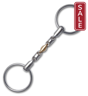 Stubben Steeltec Waterford Loose Ring Snaffle-Bit-Stubben North America-5"-Evolution Equestrian Co.