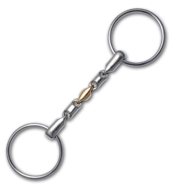 Stubben Steeltec Waterford Loose Ring Snaffle-Bit-Stubben North America-5"-Evolution Equestrian Co.