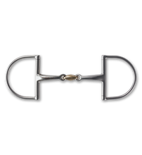Load image into Gallery viewer, Stubben Steeltec Sweet Copper Dee Ring Snaffle
