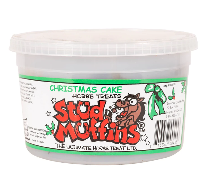 Stud Muffins Horse Treats Christmas Cake Tub-Horse Treats-Stud Muffins-Evolution Equestrian Co.