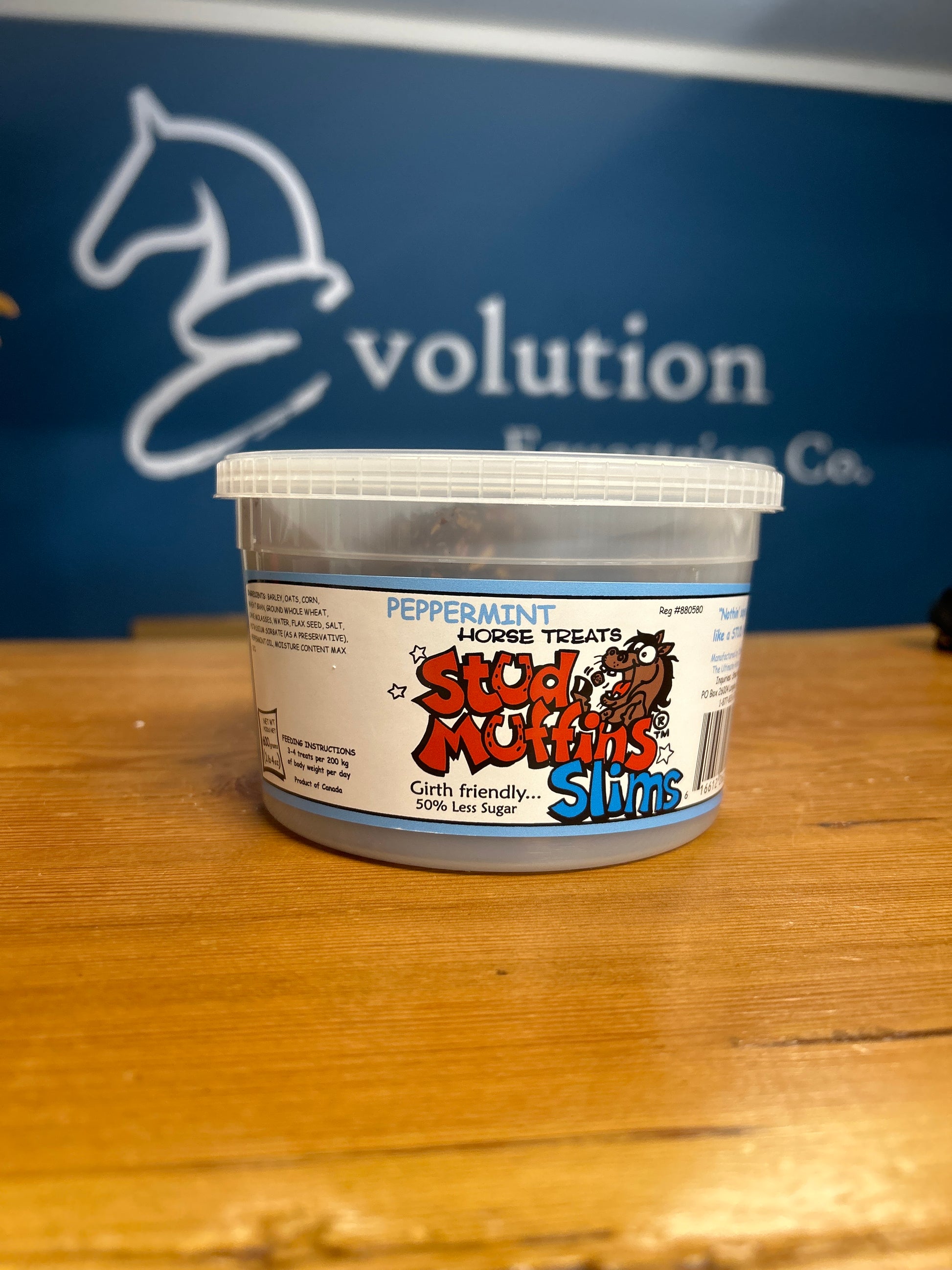 Stud Muffins Horse Treats Peppermint SLIMS 20oz Bucket-Horse Treats-Stud Muffins-Evolution Equestrian Co.