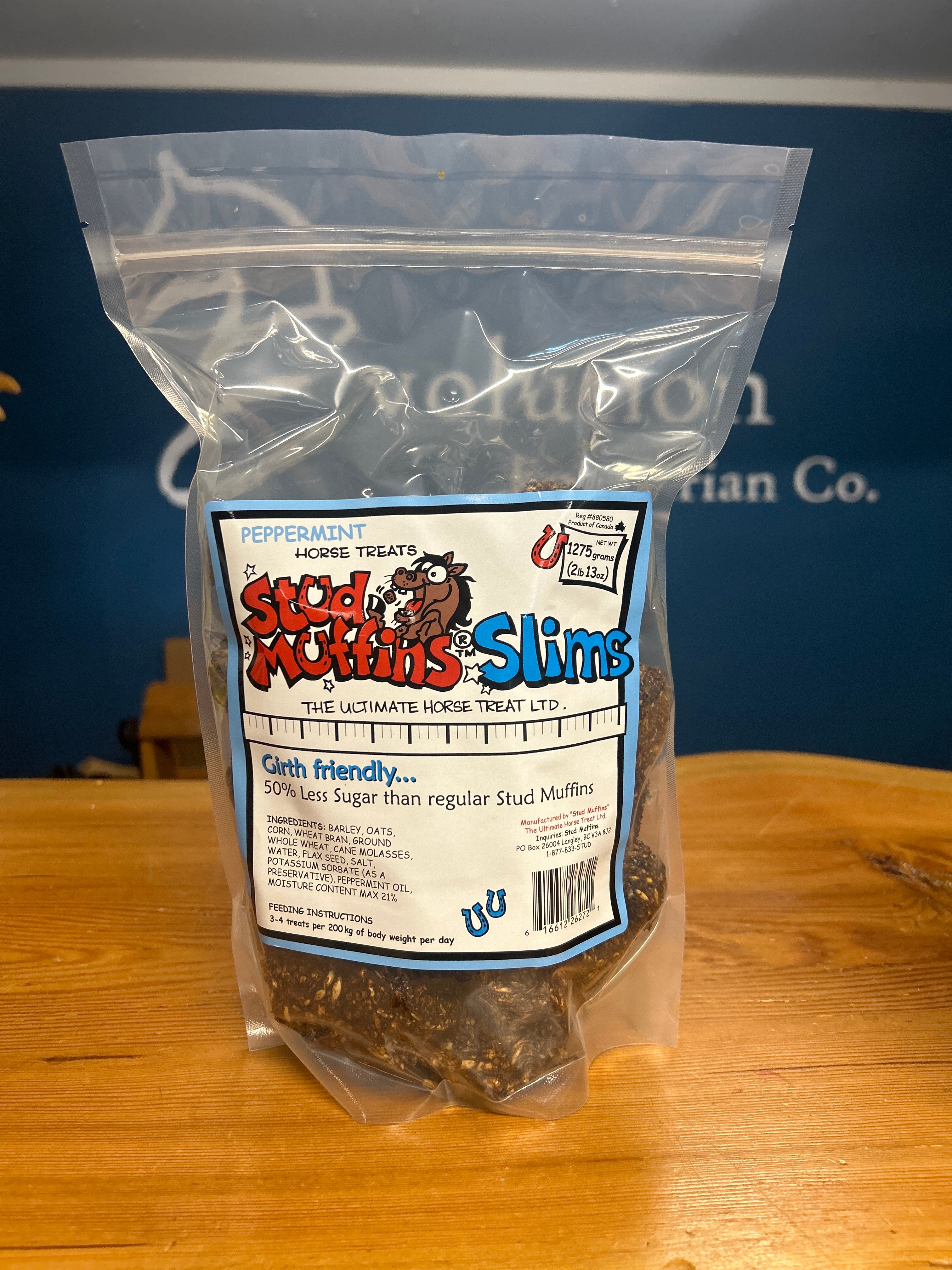 Stud Muffins SLIMS Peppermint Horse Treats 45oz Bag-Horse Treats-Stud Muffins-Evolution Equestrian Co.