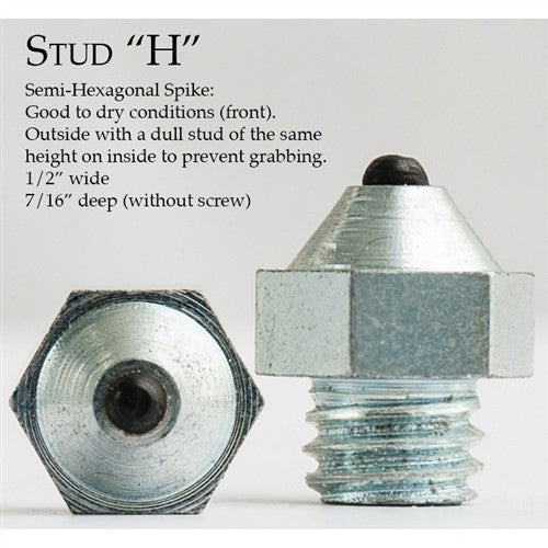 Studs - Semi Hexagonal Spike-Studs-Can Pro Equestrian Supply-Evolution Equestrian Co.