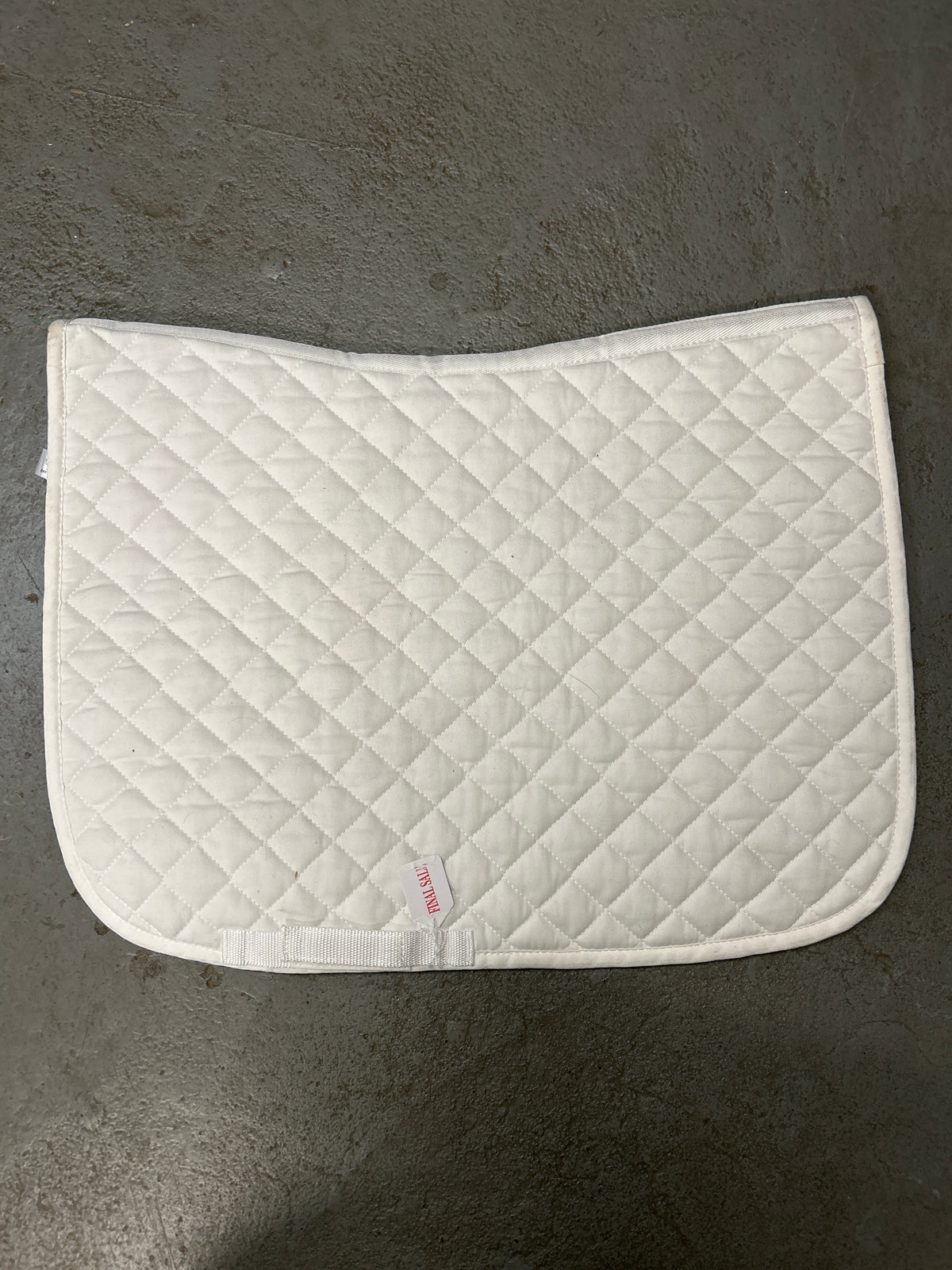 Summit Beaumont Saddle Pad White-Dressage Saddle Pad-Consignment-Evolution Equestrian Co.