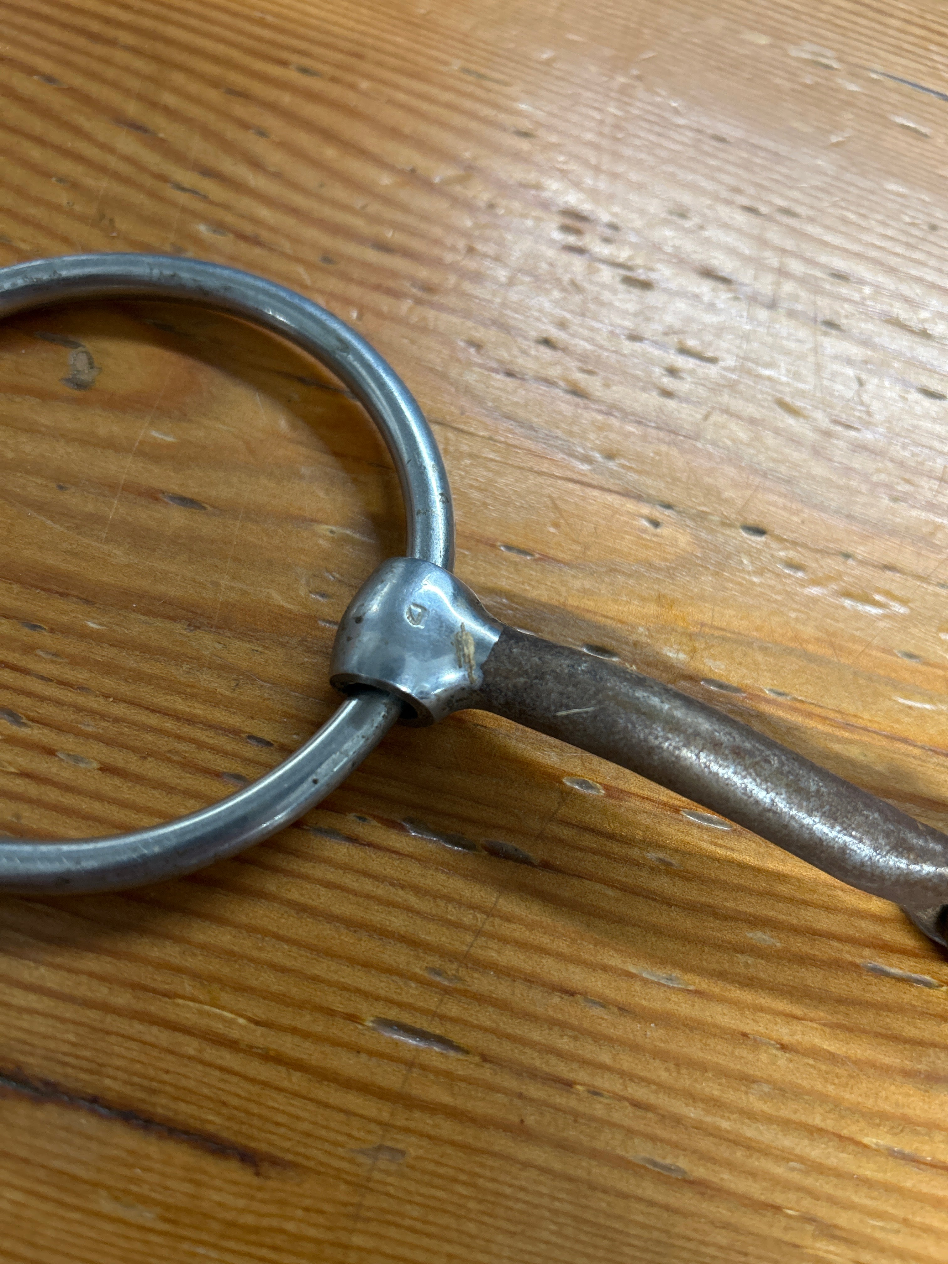Sweet Iron Loose Ring Snaffle 5-1/4"-Bit-Consignment-Evolution Equestrian Co.