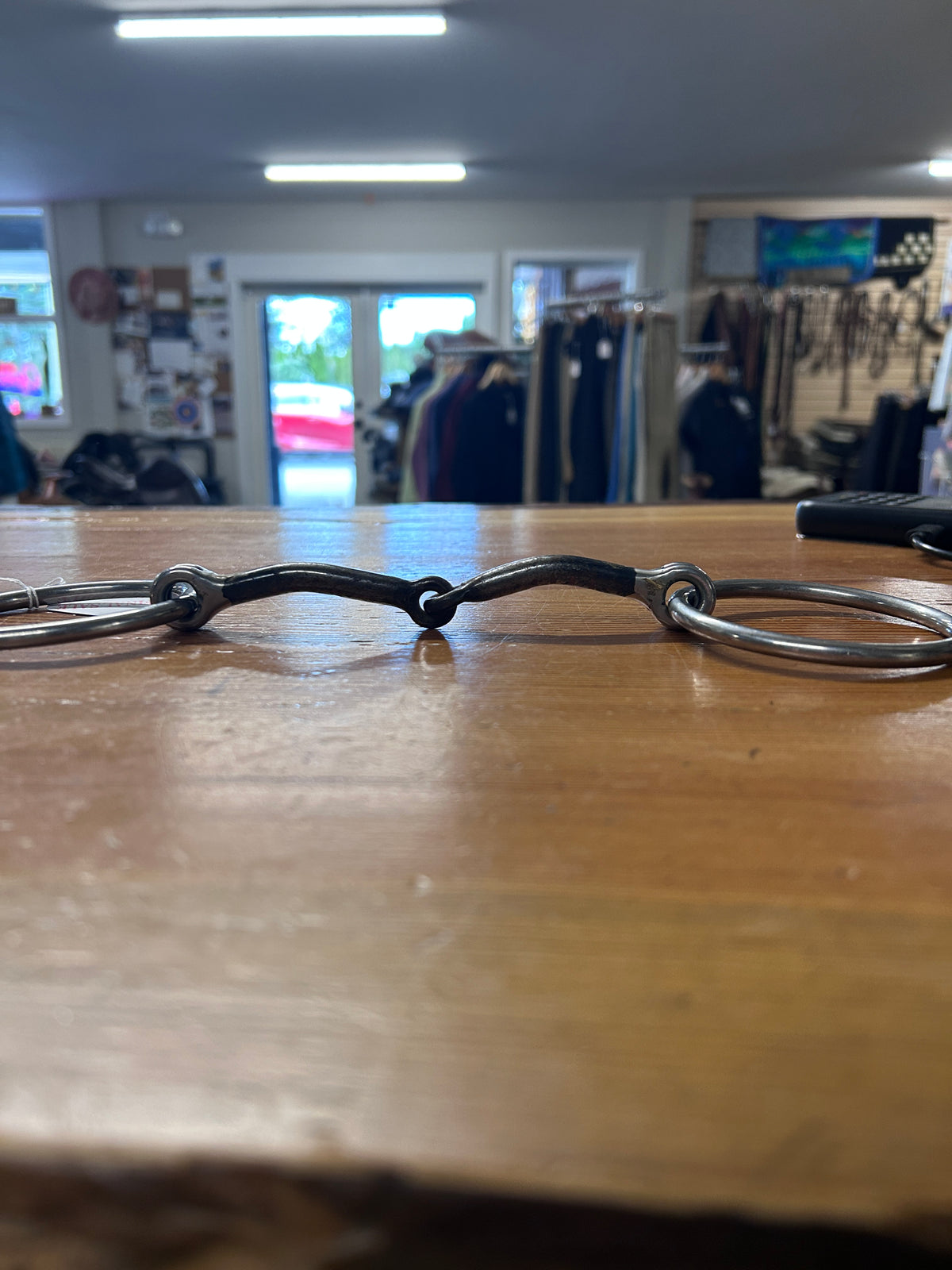 Sweet Iron Loose Ring Snaffle 5.5"-Bit-Consignment-Evolution Equestrian Co.
