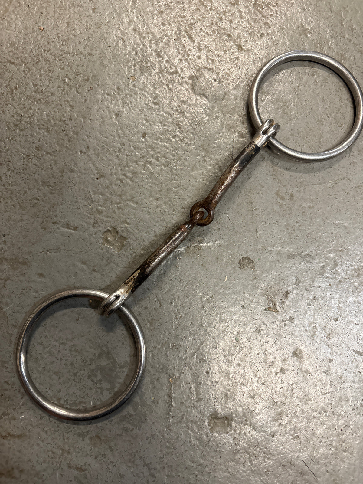 Sweet Iron Loose Ring Snaffle 5.5"-Bit-Consignment-Evolution Equestrian Co.