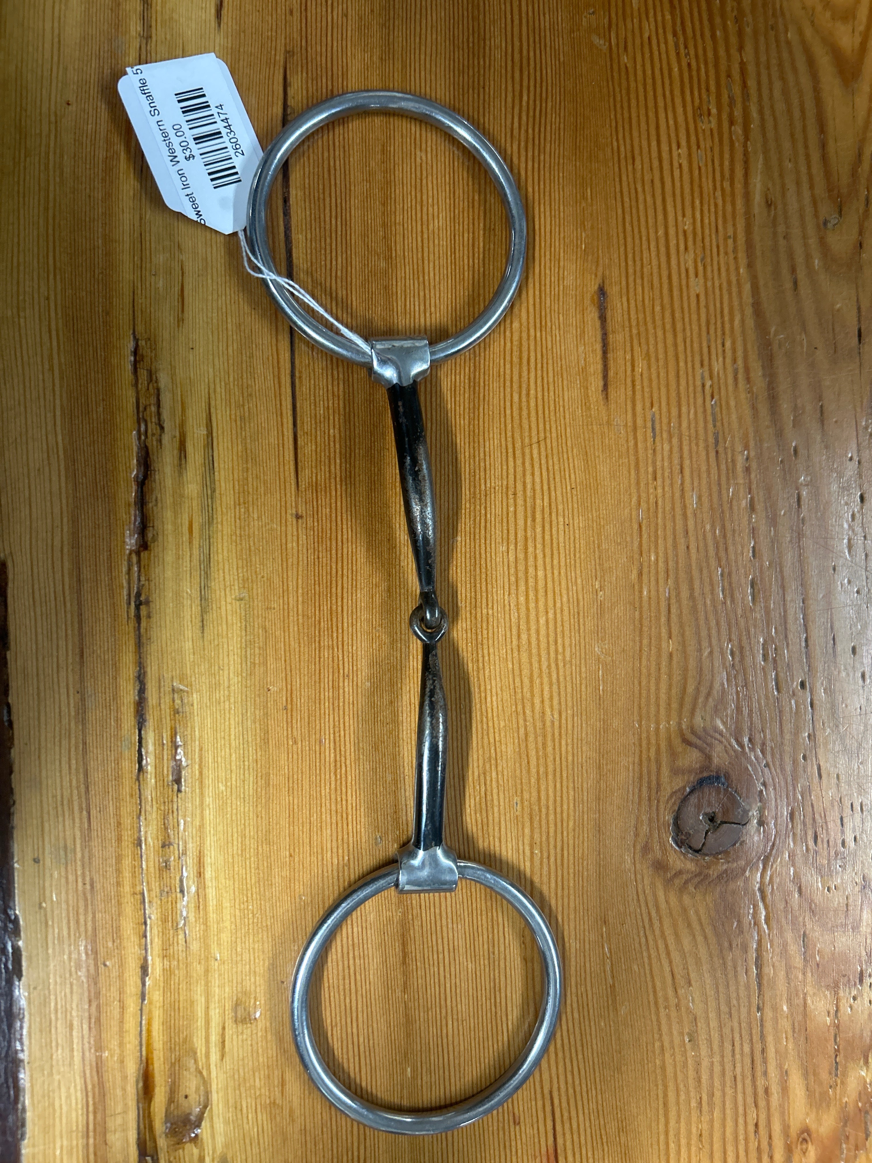 Sweet Iron Western Snaffle 5"-Bits-Consignment-Evolution Equestrian Co.