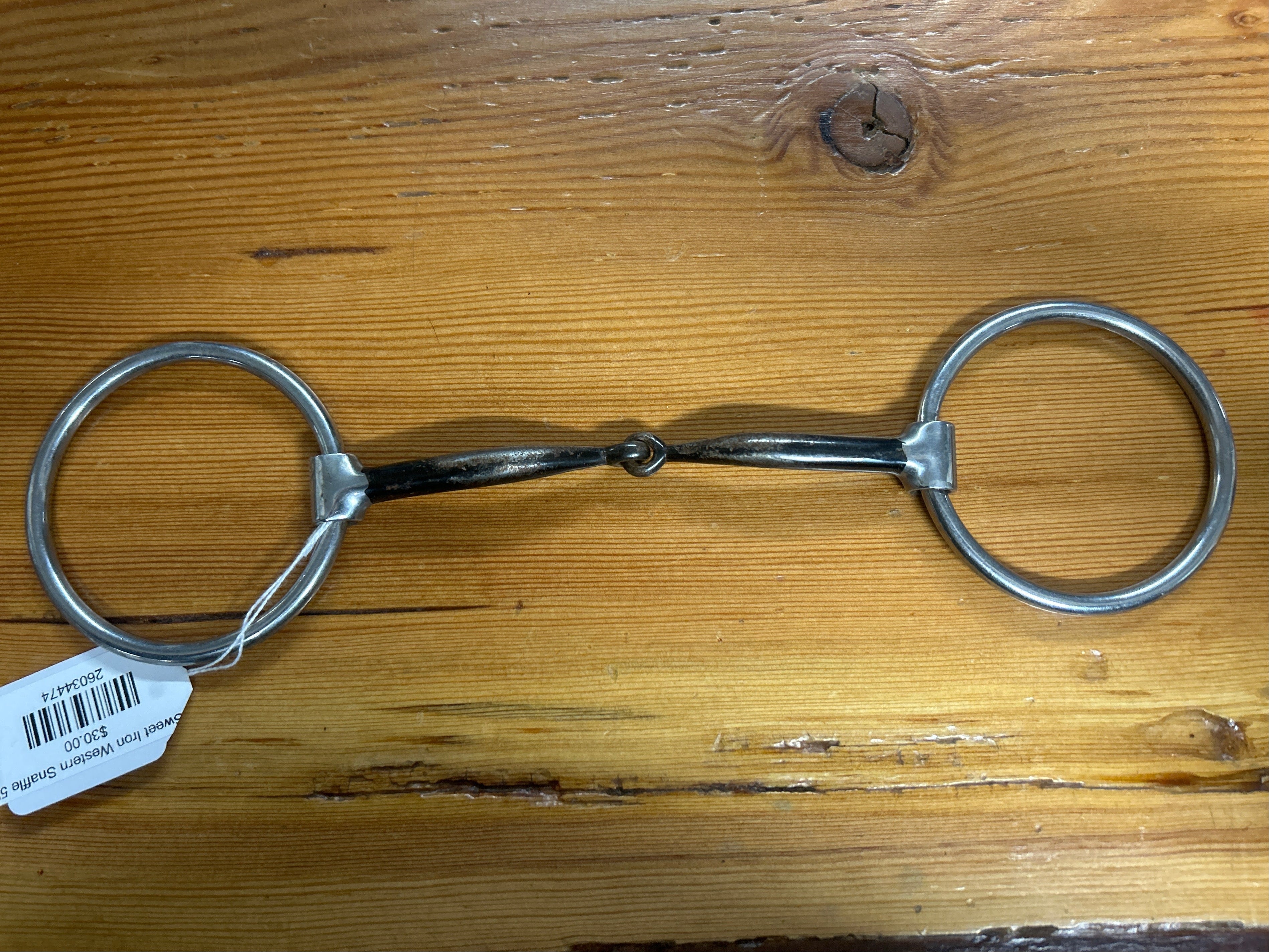 Sweet Iron Western Snaffle 5"-Bits-Consignment-Evolution Equestrian Co.