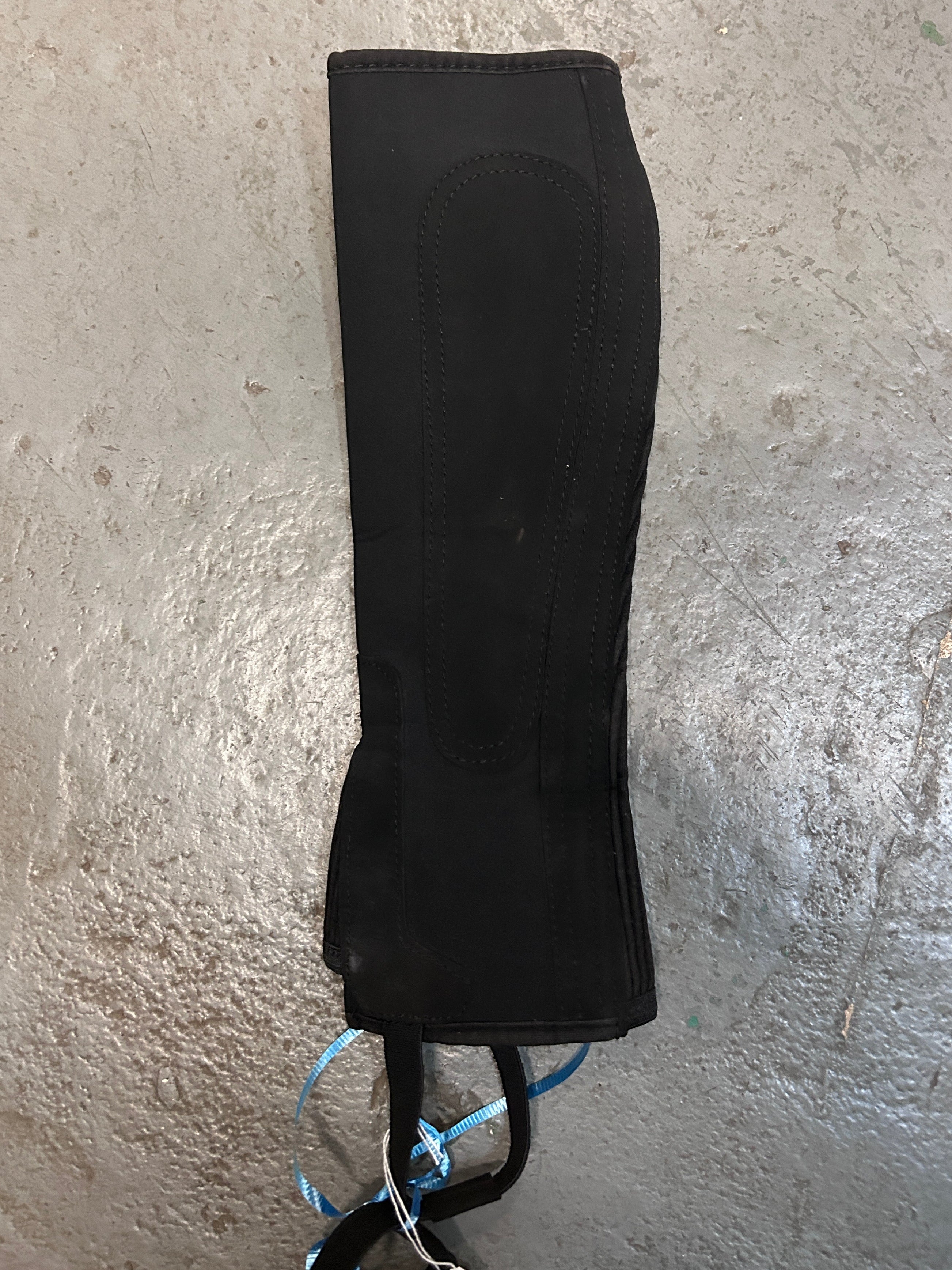 Synthetic Black Half Chaps Small-Half Chaps-Consignment-Evolution Equestrian Co.