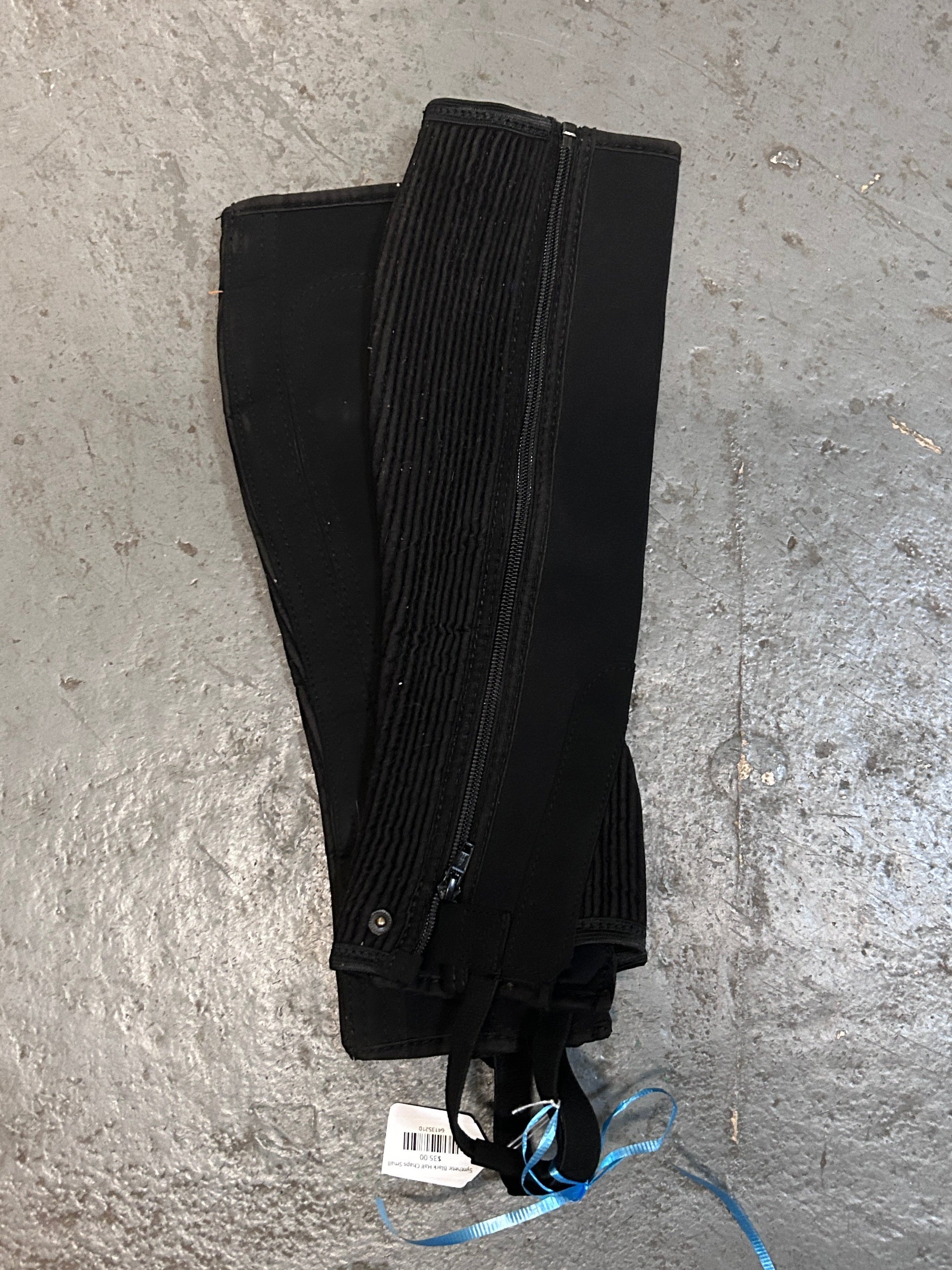 Synthetic Black Half Chaps Small-Half Chaps-Consignment-Evolution Equestrian Co.