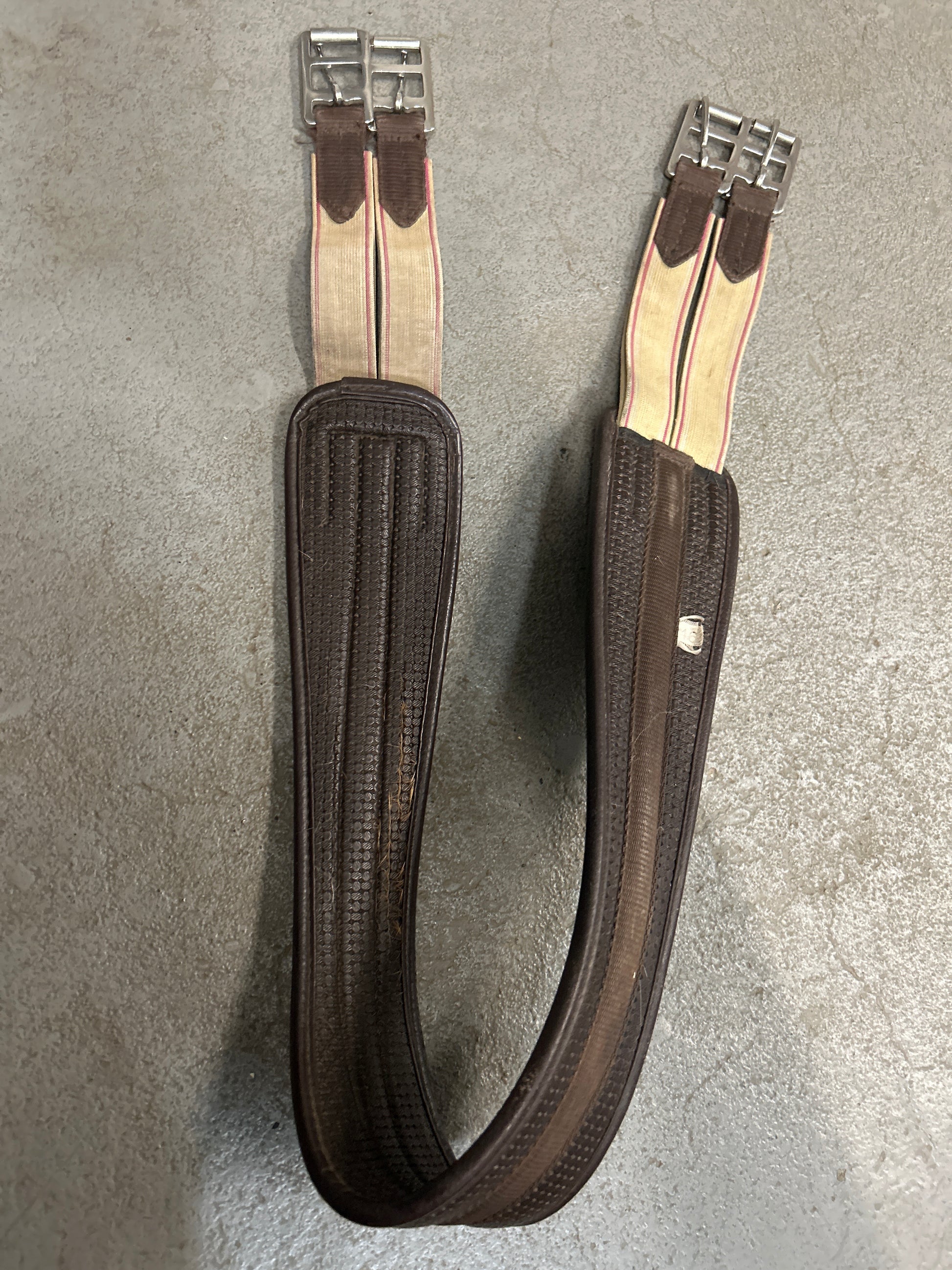 Synthetic English Elastic Girth 46"-English Girth-Consignment-Evolution Equestrian Co.
