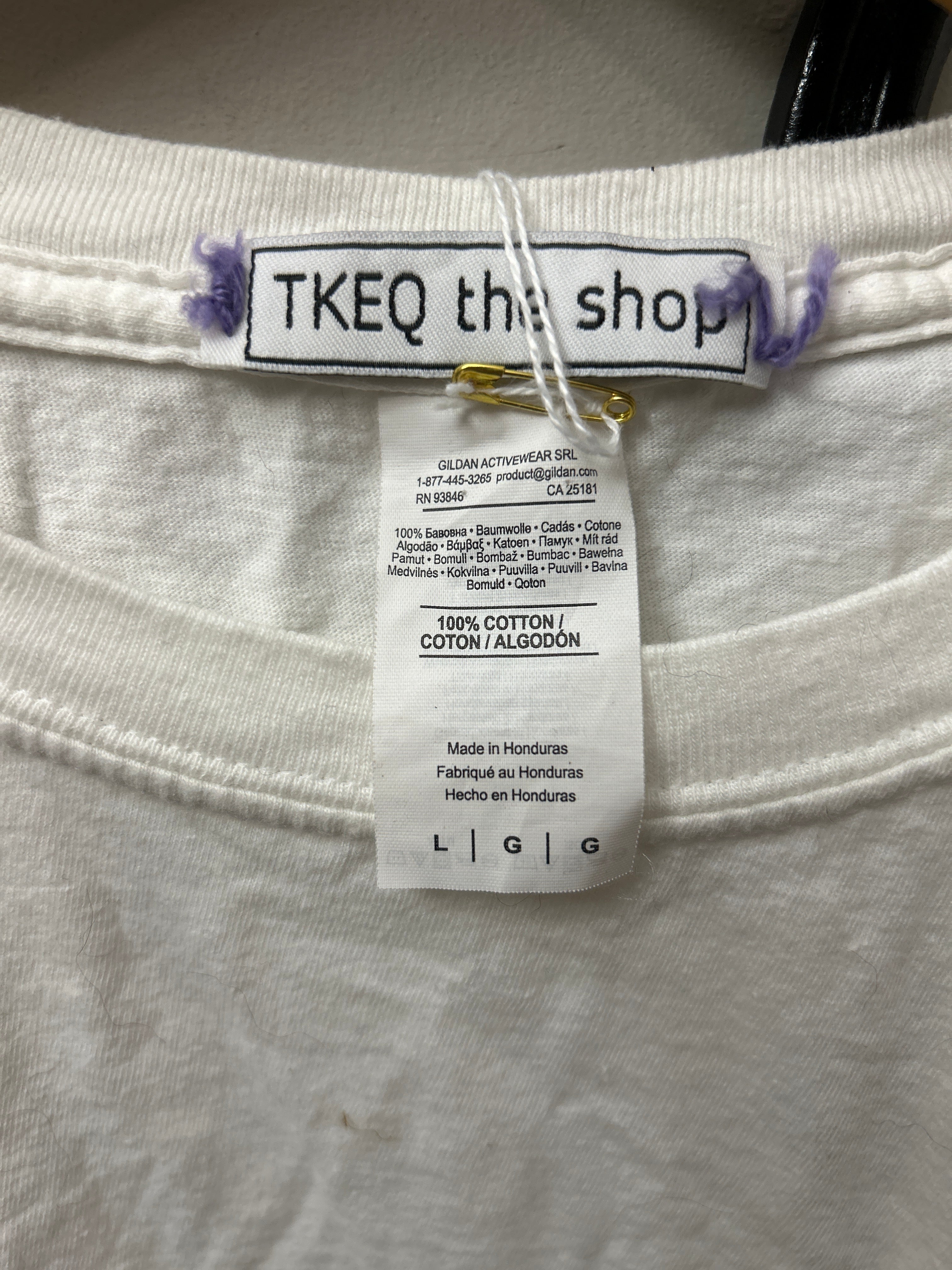 TKEQ T-Shirt White Large-Apparel-Consignment-Evolution Equestrian Co.