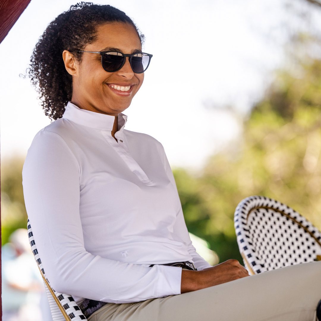 Tack Hack Blank Slate Show Shirt-Show Shirts-Consignment-XSmall-Evolution Equestrian Co.