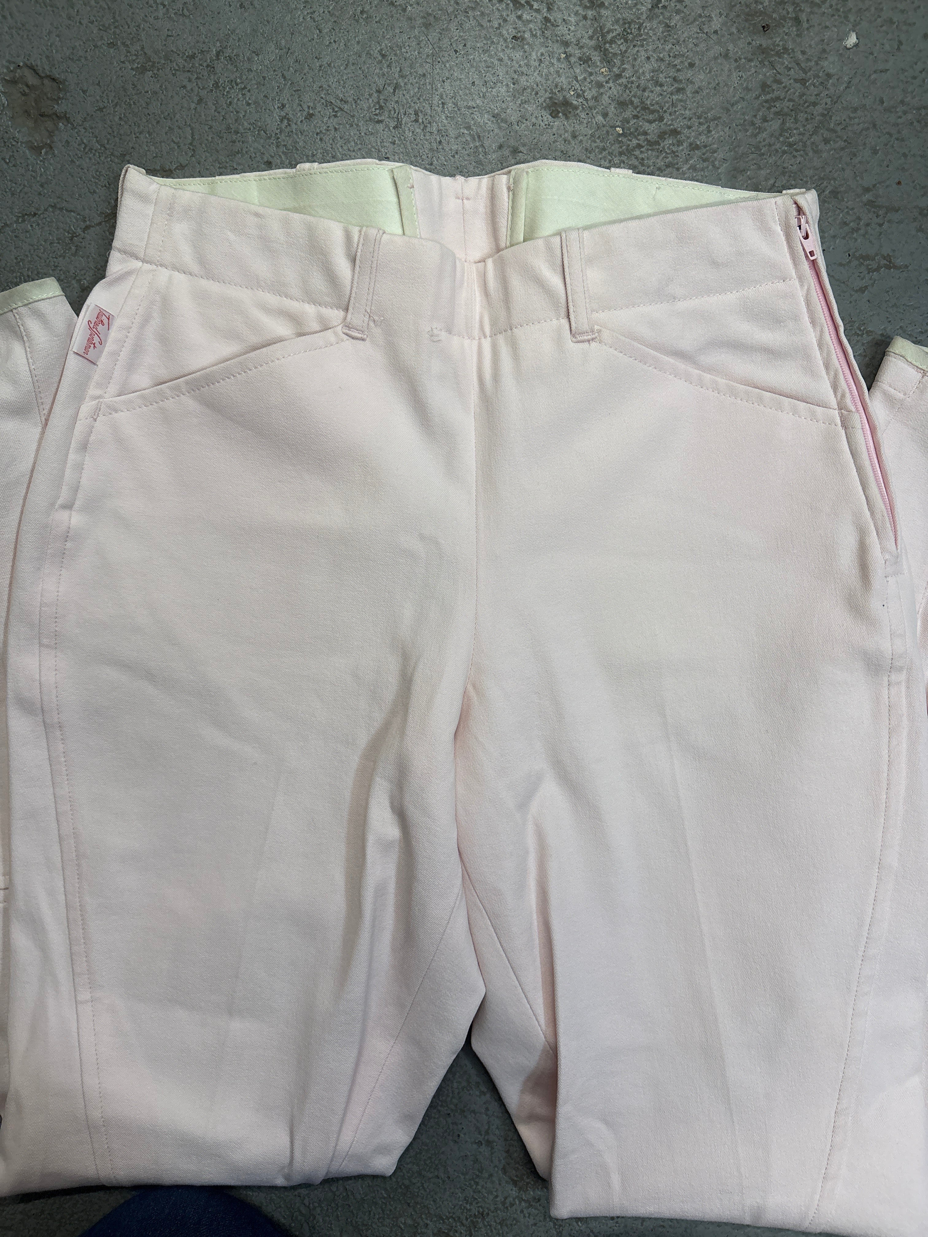 Tailored Sportsman Ice Pink Breeches 26L-Breeches-Consignment-Evolution Equestrian Co.