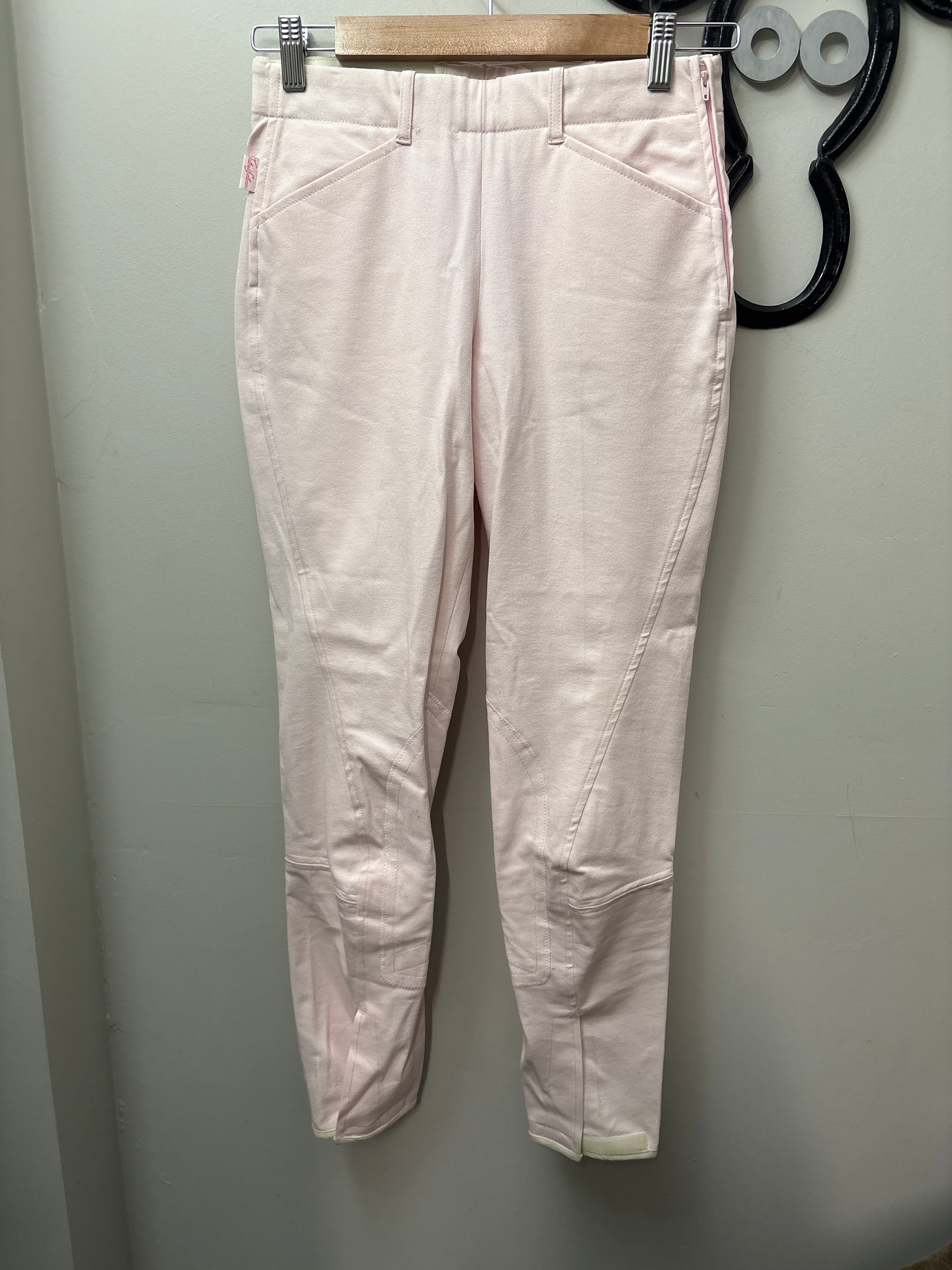 Tailored Sportsman Ice Pink Breeches 26L-Breeches-Consignment-Evolution Equestrian Co.