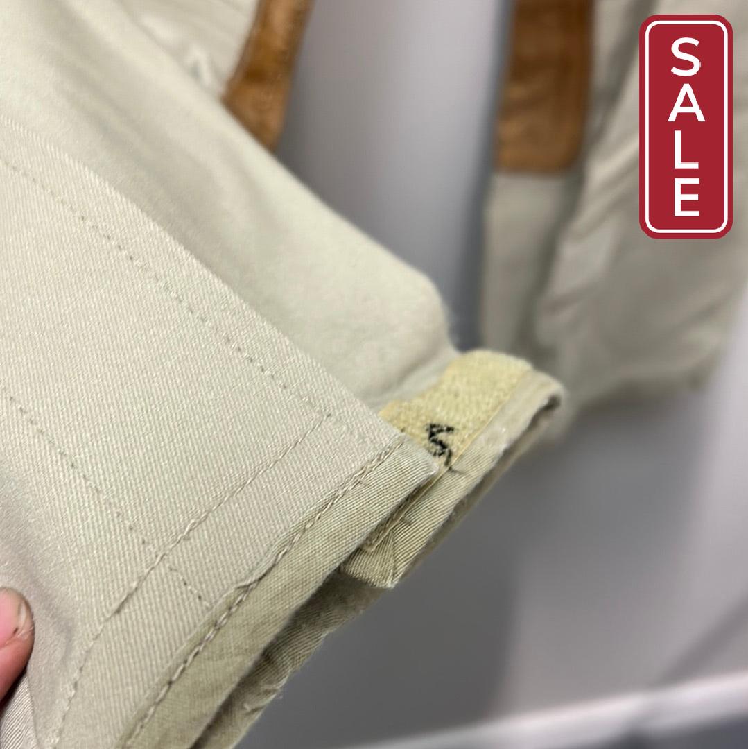 Tailored Sportsman Tan Knee Patch Breeches 24-Riding Clothes-Consignment-Evolution Equestrian Co.