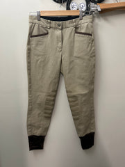 Tan Knee Patch Breeches 28-Breeches-Consignment-Evolution Equestrian Co.
