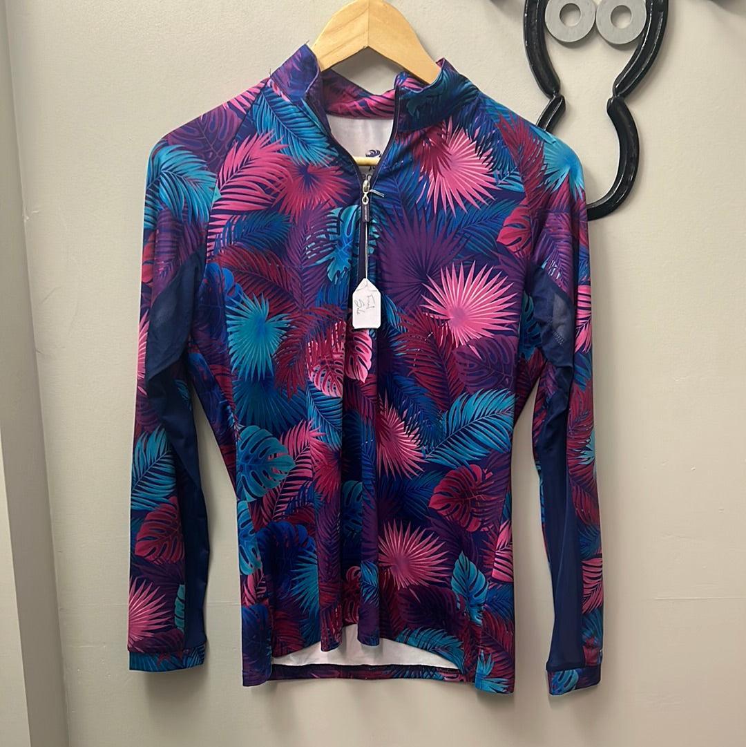 Tem Teq Gili Long Sleeve Shirt Medium-Riding Shirts-Consignment-Evolution Equestrian Co.