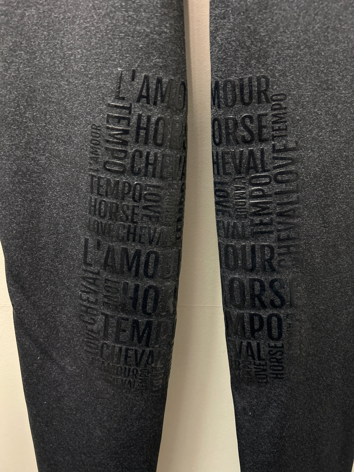 Tempo Grey Riding Tights Small-Breeches-Consignment-Evolution Equestrian Co.