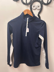 Tempo Navy Sunshirt Small-Breeches-Consignment-Evolution Equestrian Co.