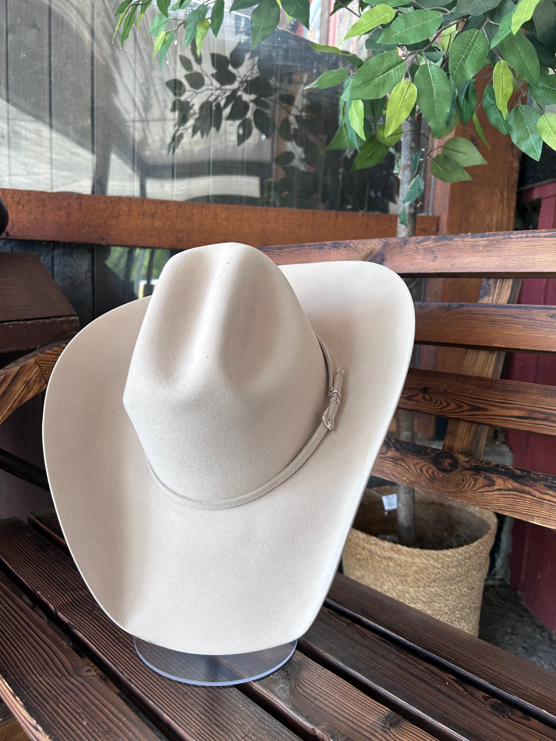 The Hat Lady Cutsom 10X Cream Cowboy Hat-Cowboy Hat-Consignment-Evolution Equestrian Co.