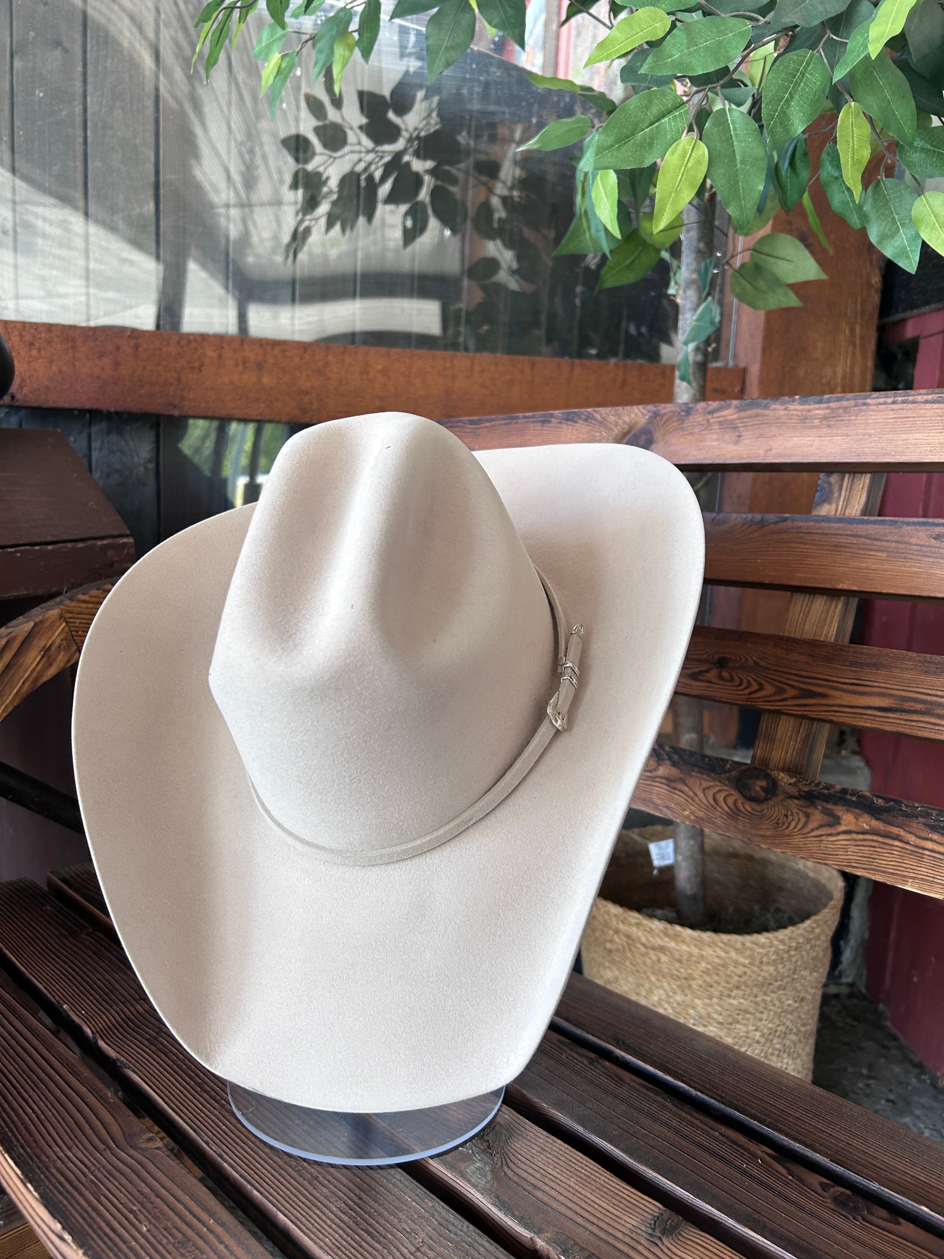 The Hat Lady Cutsom 10X Cream Cowboy Hat-Cowboy Hat-Consignment-Evolution Equestrian Co.