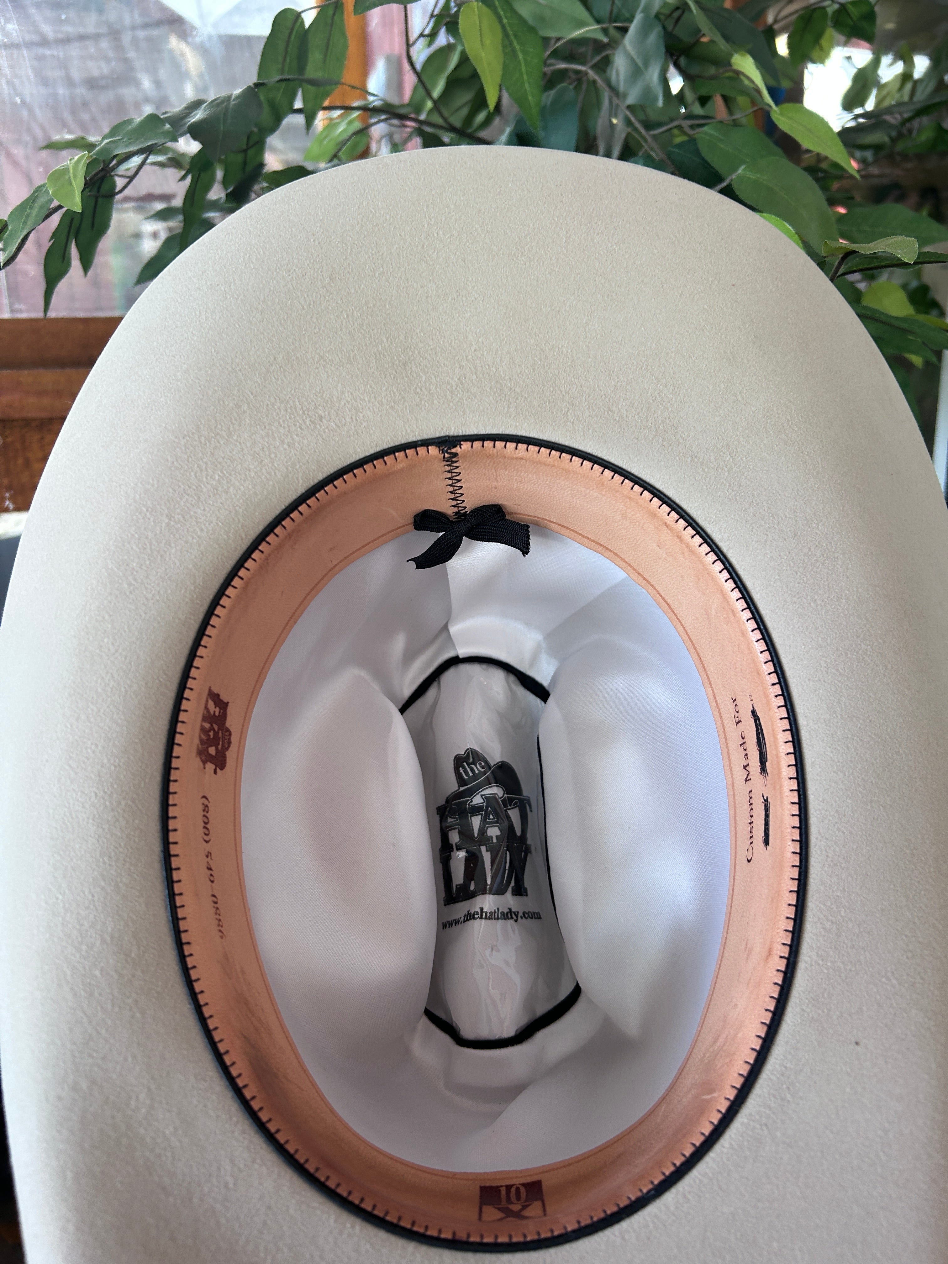The Hat Lady Cutsom 10X Cream Cowboy Hat-Cowboy Hat-Consignment-Evolution Equestrian Co.