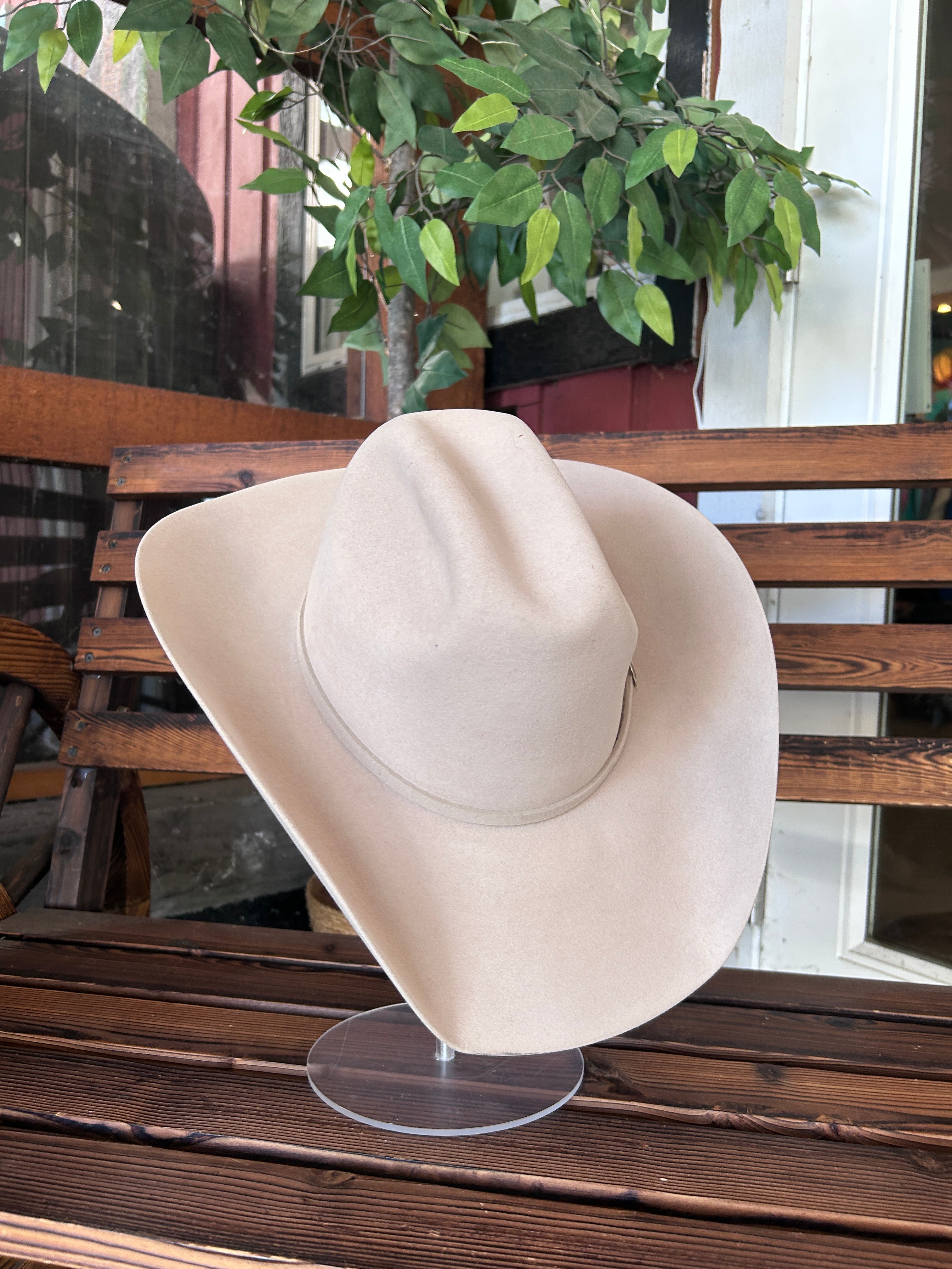 The Hat Lady Cutsom 10X Cream Cowboy Hat-Cowboy Hat-Consignment-Evolution Equestrian Co.