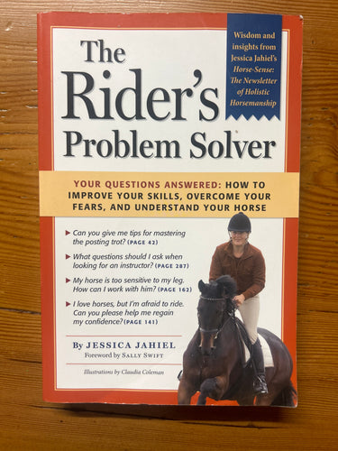 The Rider's Problem Solver by Jessica Jahiel-Book-Consignment-Evolution Equestrian Co.