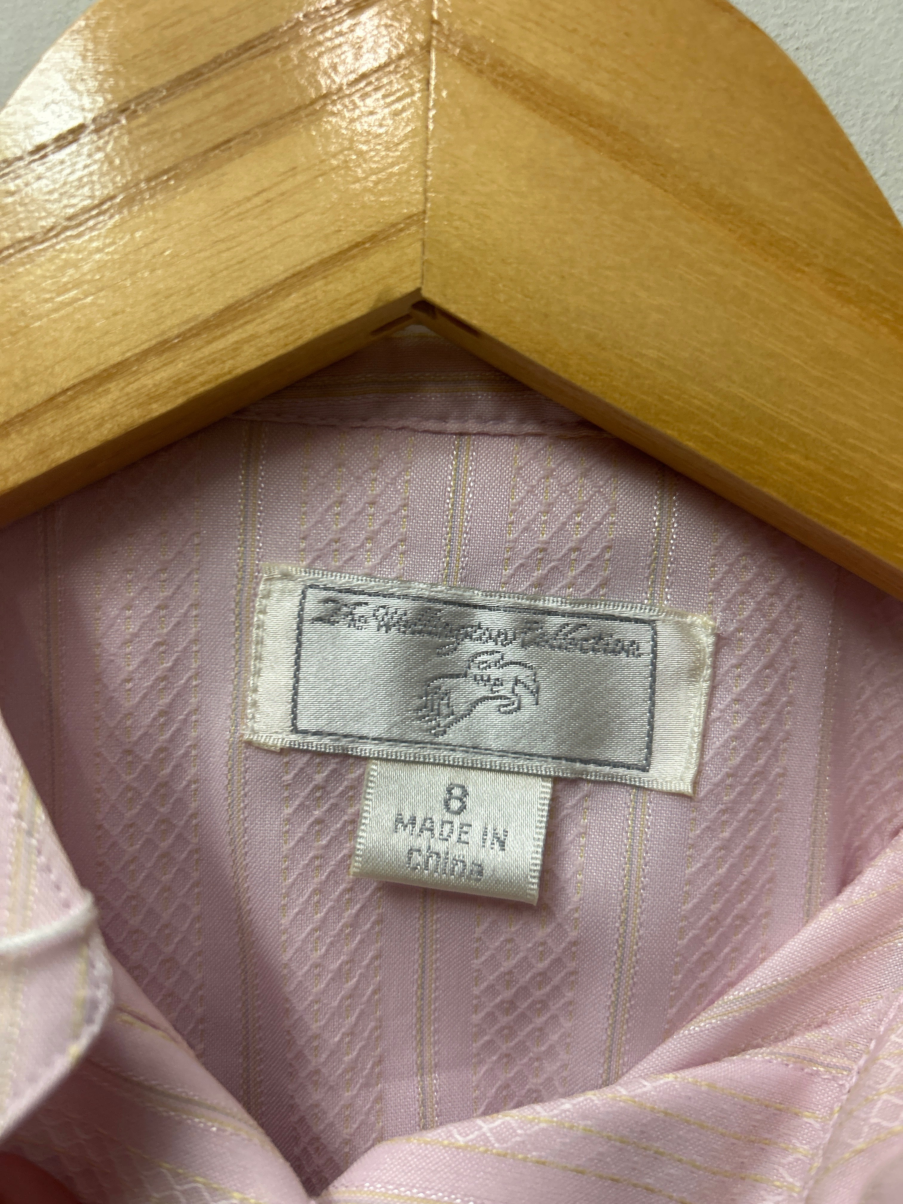 The Wellington Collection Pink Kids Show Shirt 8-Show Shirts-Consignment-Evolution Equestrian Co.