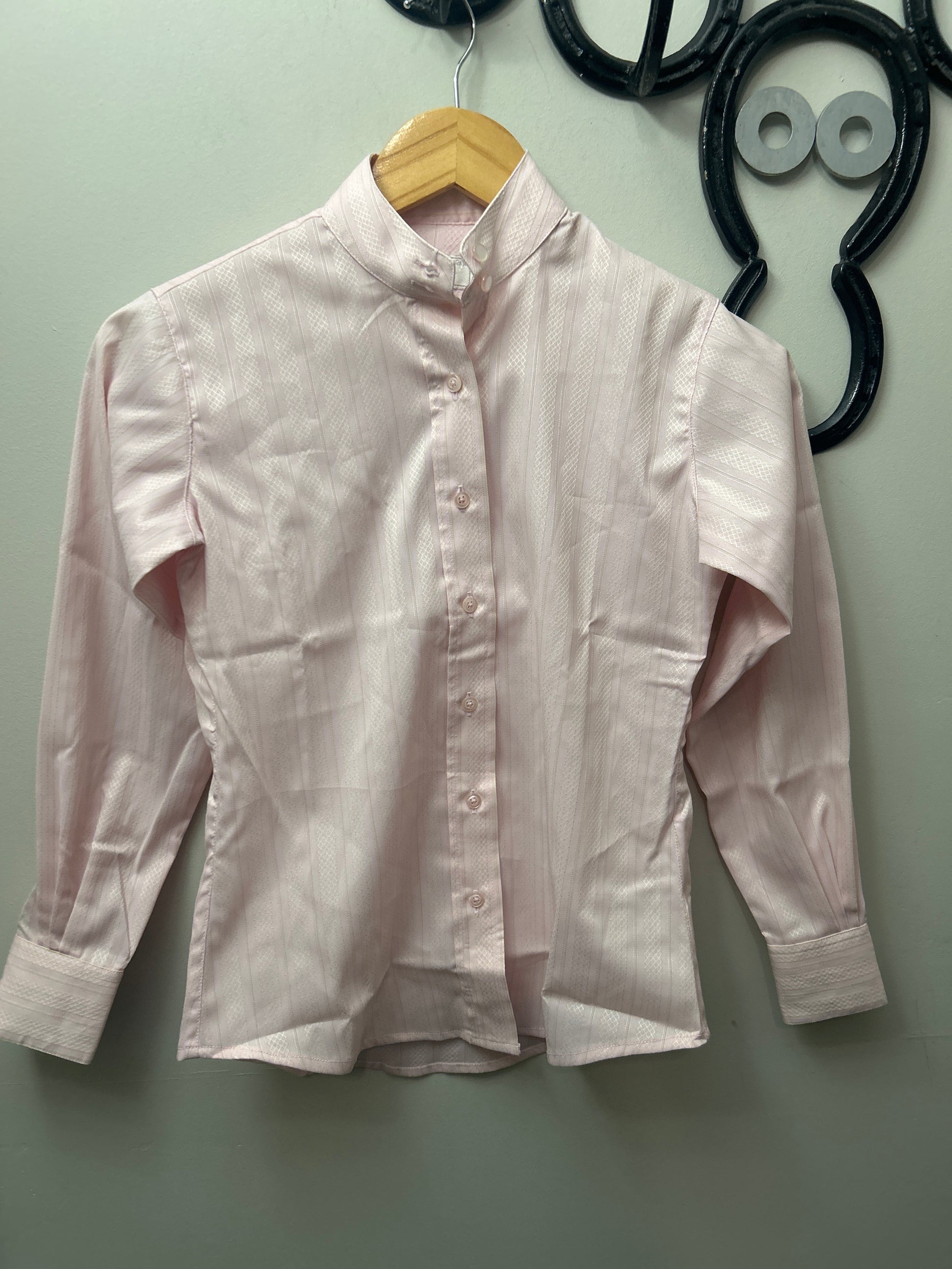 The Wellington Collection Pink Kids Show Shirt 8-Show Shirts-Consignment-Evolution Equestrian Co.