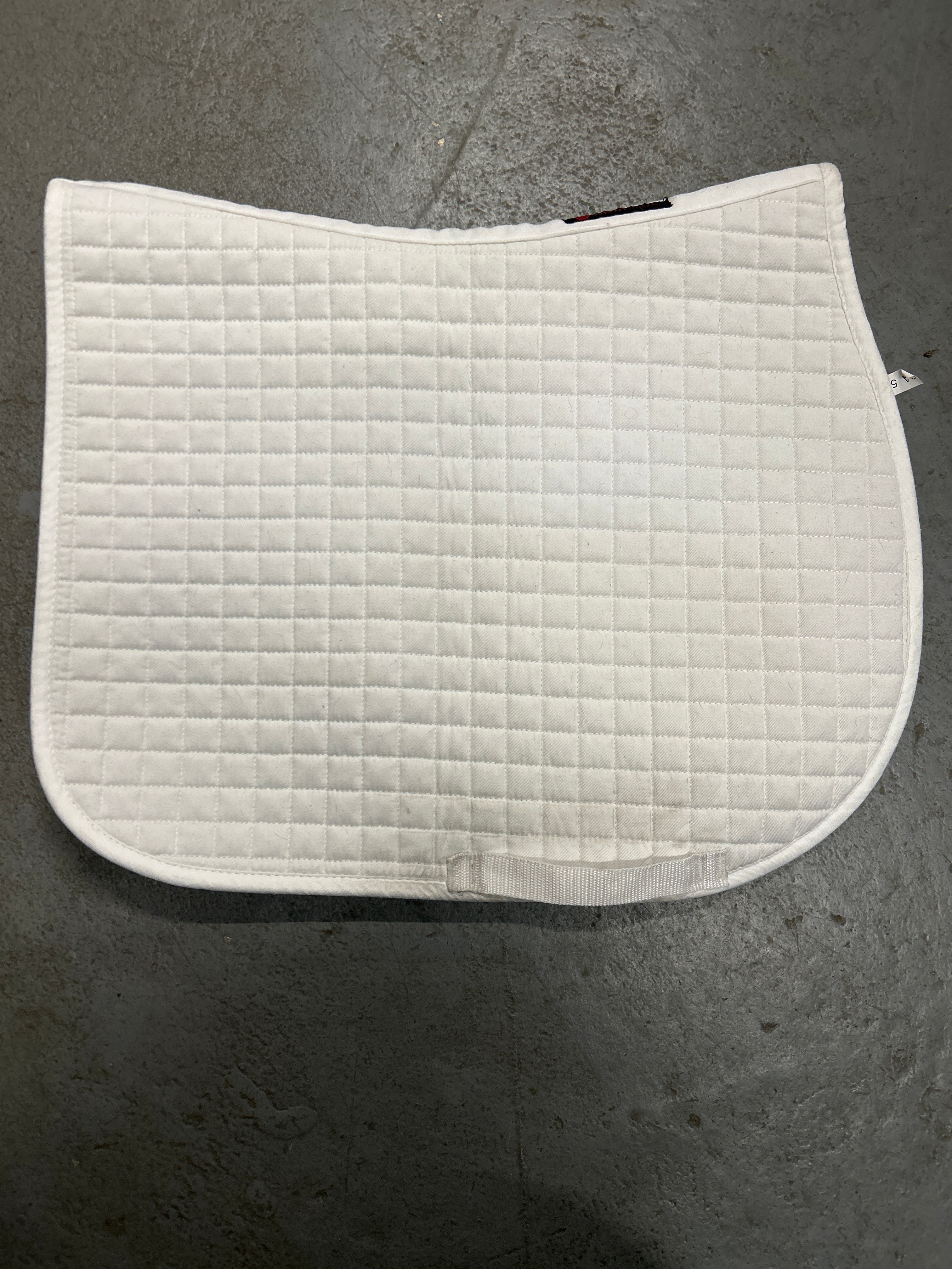 Thermal Therapy English Saddle Pad White-English Saddle Pad-Consignment-Evolution Equestrian Co.