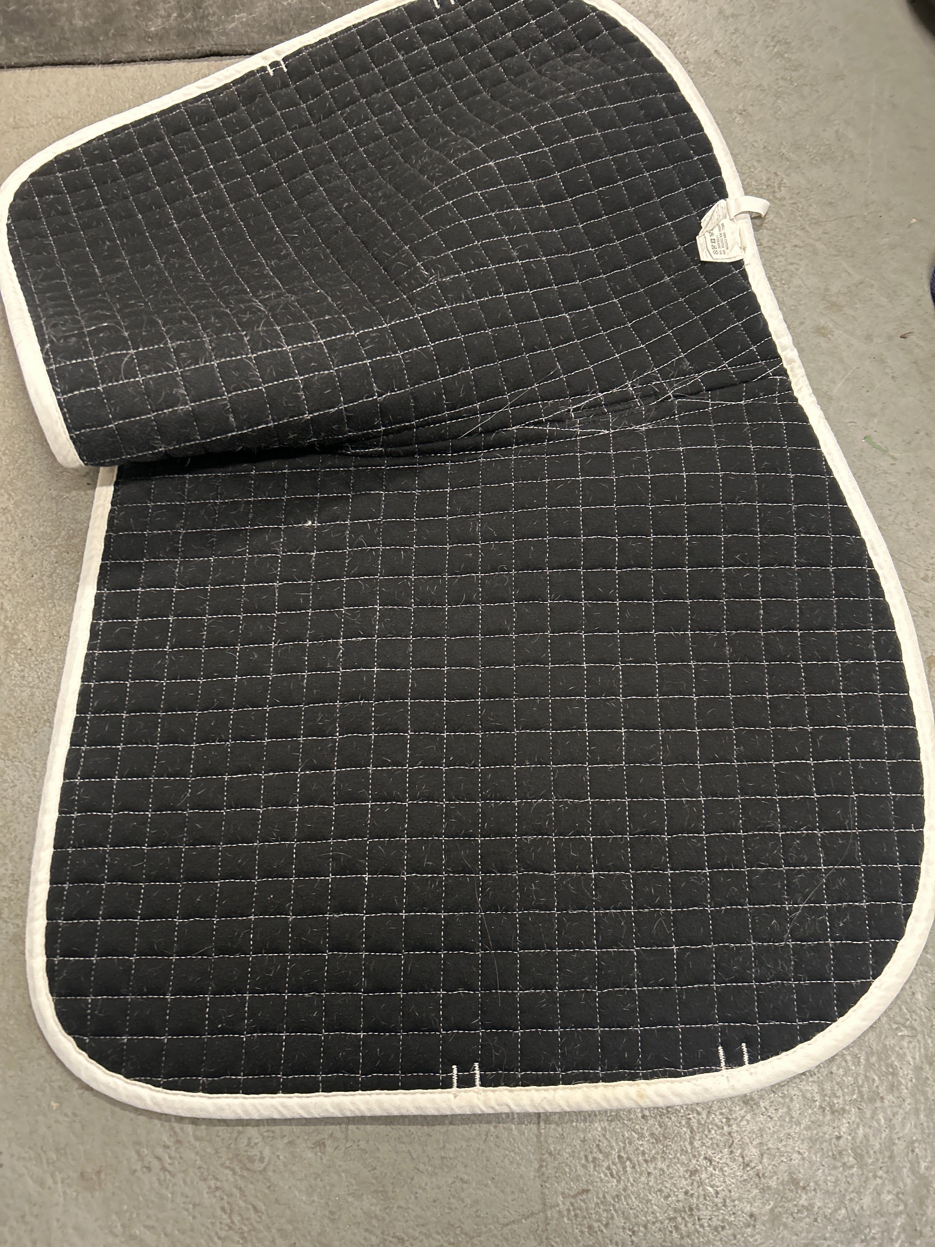 Thermal Therapy English Saddle Pad White-English Saddle Pad-Consignment-Evolution Equestrian Co.