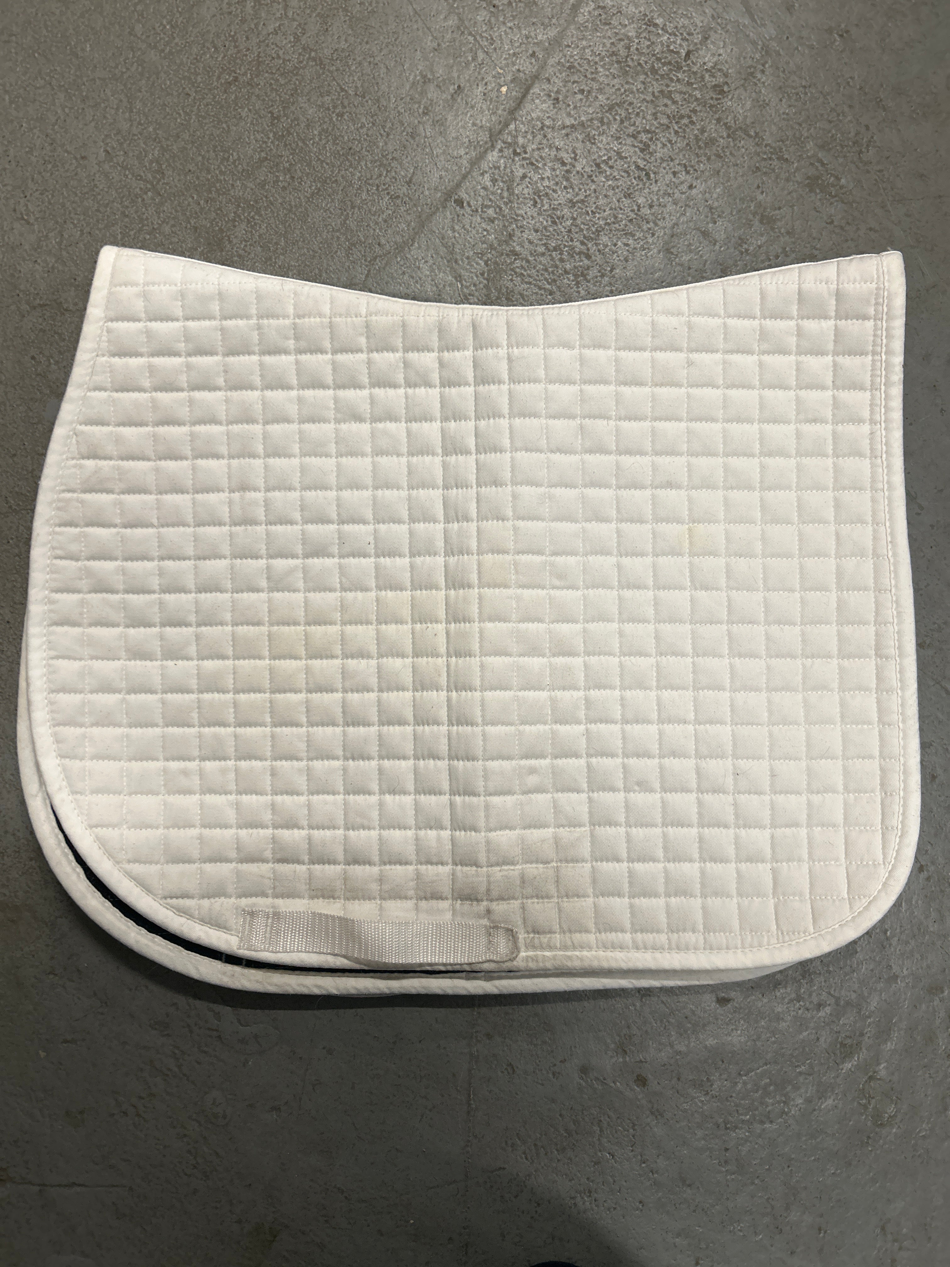 Thermal Therapy English Saddle Pad White-English Saddle Pad-Consignment-Evolution Equestrian Co.