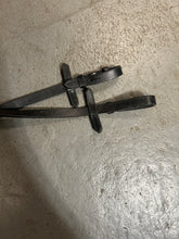 Load image into Gallery viewer, ThinLine Black English Reins with Stops-English Reins-Consignment-Evolution Equestrian Co.
