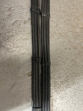 Load image into Gallery viewer, ThinLine Black English Reins with Stops-English Reins-Consignment-Evolution Equestrian Co.
