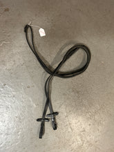 Load image into Gallery viewer, ThinLine Black English Reins with Stops-English Reins-Consignment-Evolution Equestrian Co.
