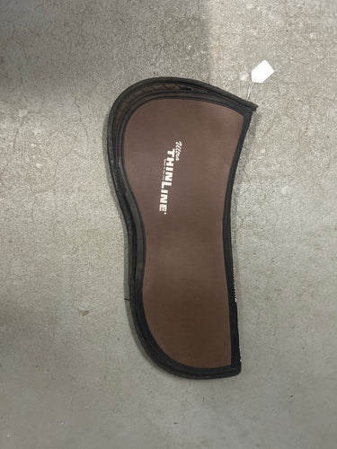 ThinLine Trifecta Cotton Brown Half Pad-English Saddle Pad-Consignment-Evolution Equestrian Co.