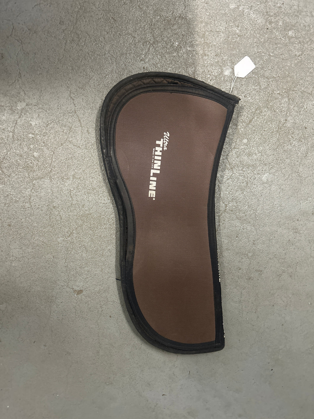 ThinLine Trifecta Cotton Brown Half Pad-English Saddle Pad-Consignment-Evolution Equestrian Co.