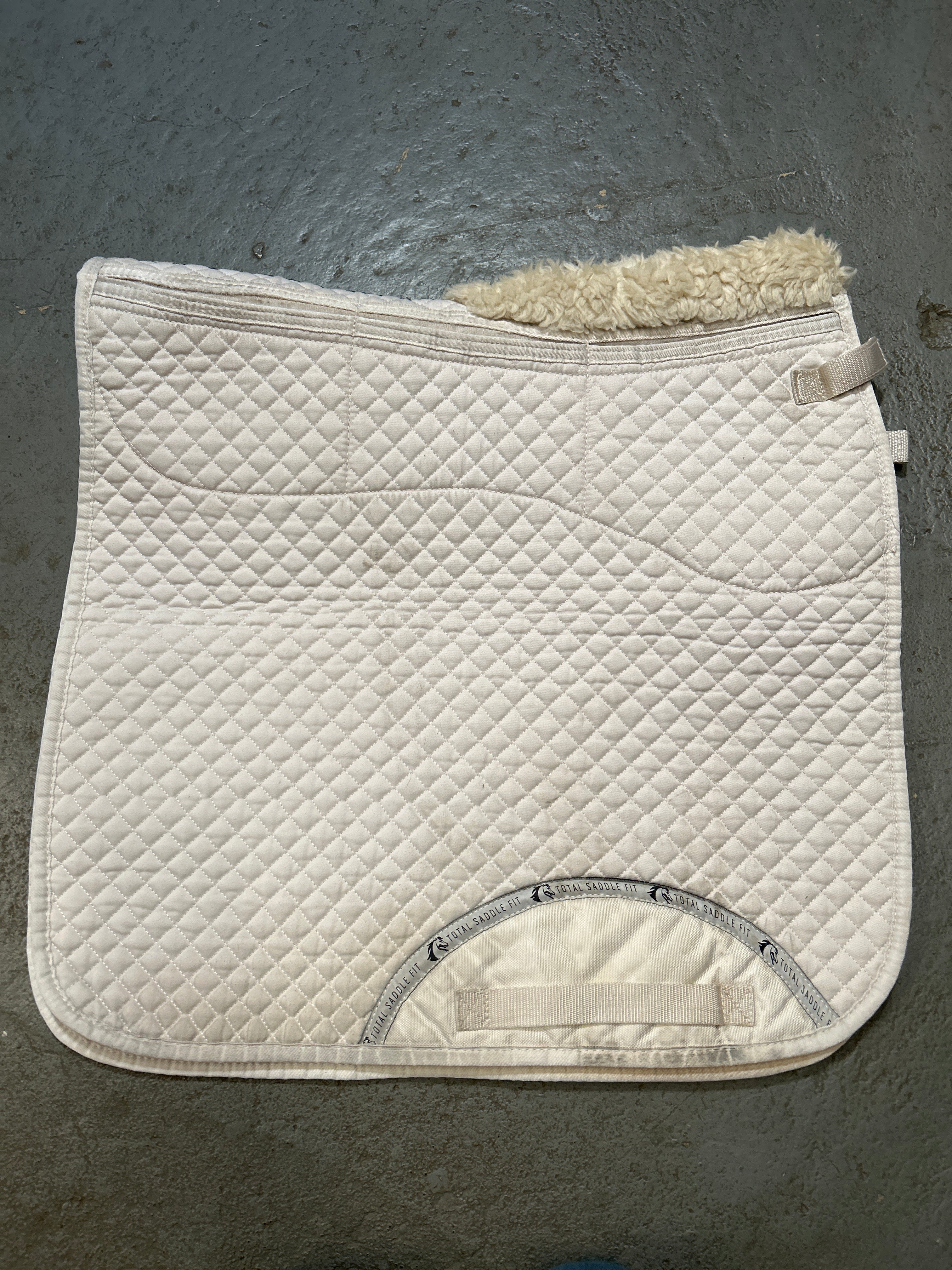 Total Saddle Fit Shimmable Dressage Saddle Pad-Dressage Saddle Pad-Consignment-Evolution Equestrian Co.
