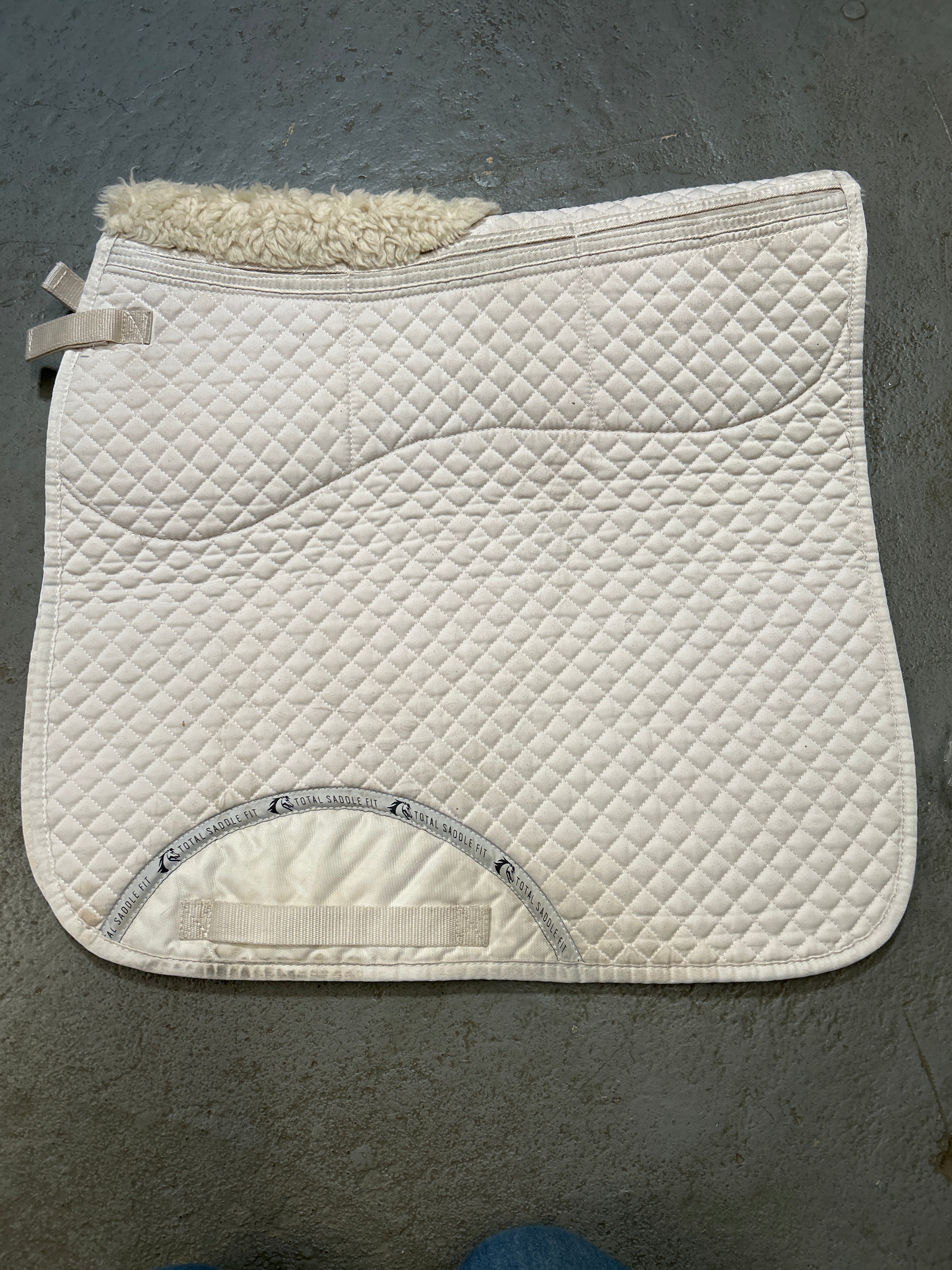 Total Saddle Fit Shimmable Dressage Saddle Pad-Dressage Saddle Pad-Consignment-Evolution Equestrian Co.